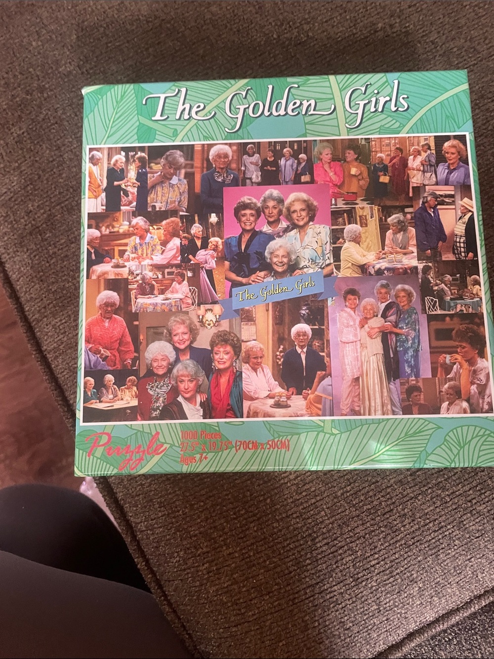 The Golden Girls Puzzle Box - Mint Green Collage Cover